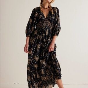 Free People Golden Hour Maxi Dress - Size M